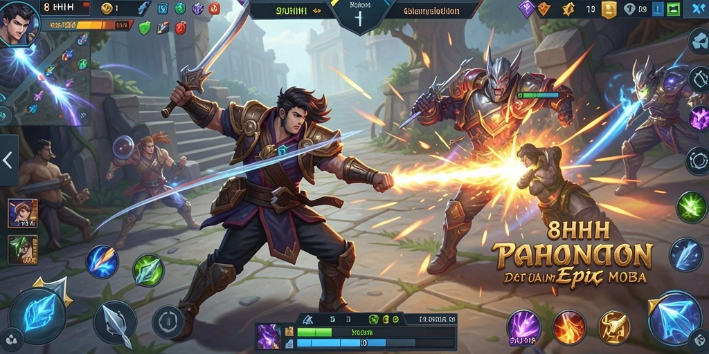 Gameplay intens dan karakter beragam dalam 8HHH.