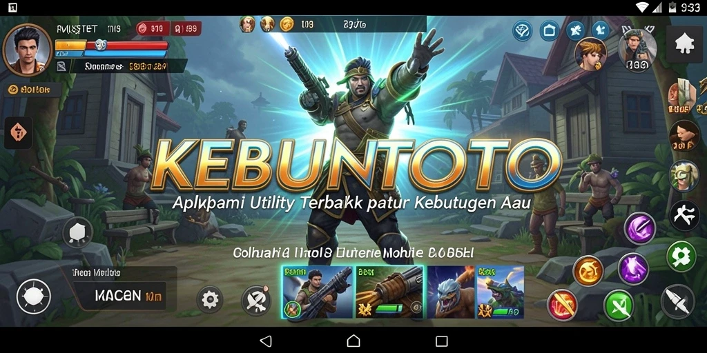 Tampilan aplikasi KEBUNTOTO yang modern dan fungsional.