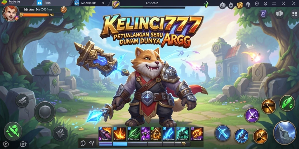 Tampilan gameplay seru dan mendebarkan di KELINCI777.