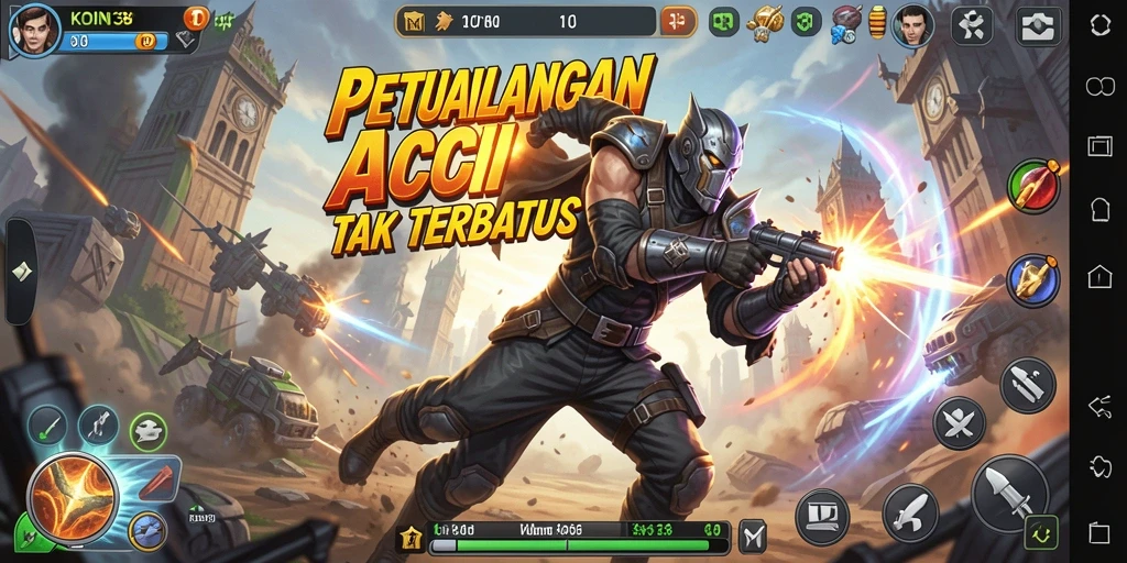 Tangkapan layar permainan KOIN138 yang menampilkan aksi menarik dan karakter unik.
