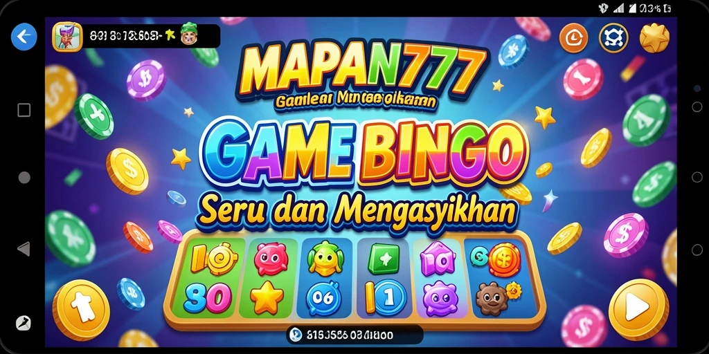 Screenshot utama MAPAN777 menampilkan gameplay Bingo yang menarik.