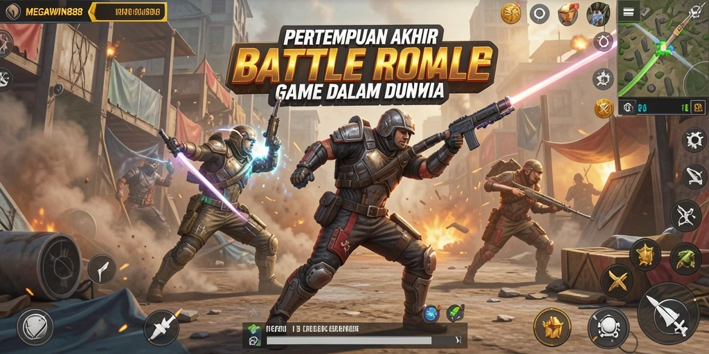 Gameplay seru Battle Royale di MEGAWIN888 dengan aksi mendebarkan.